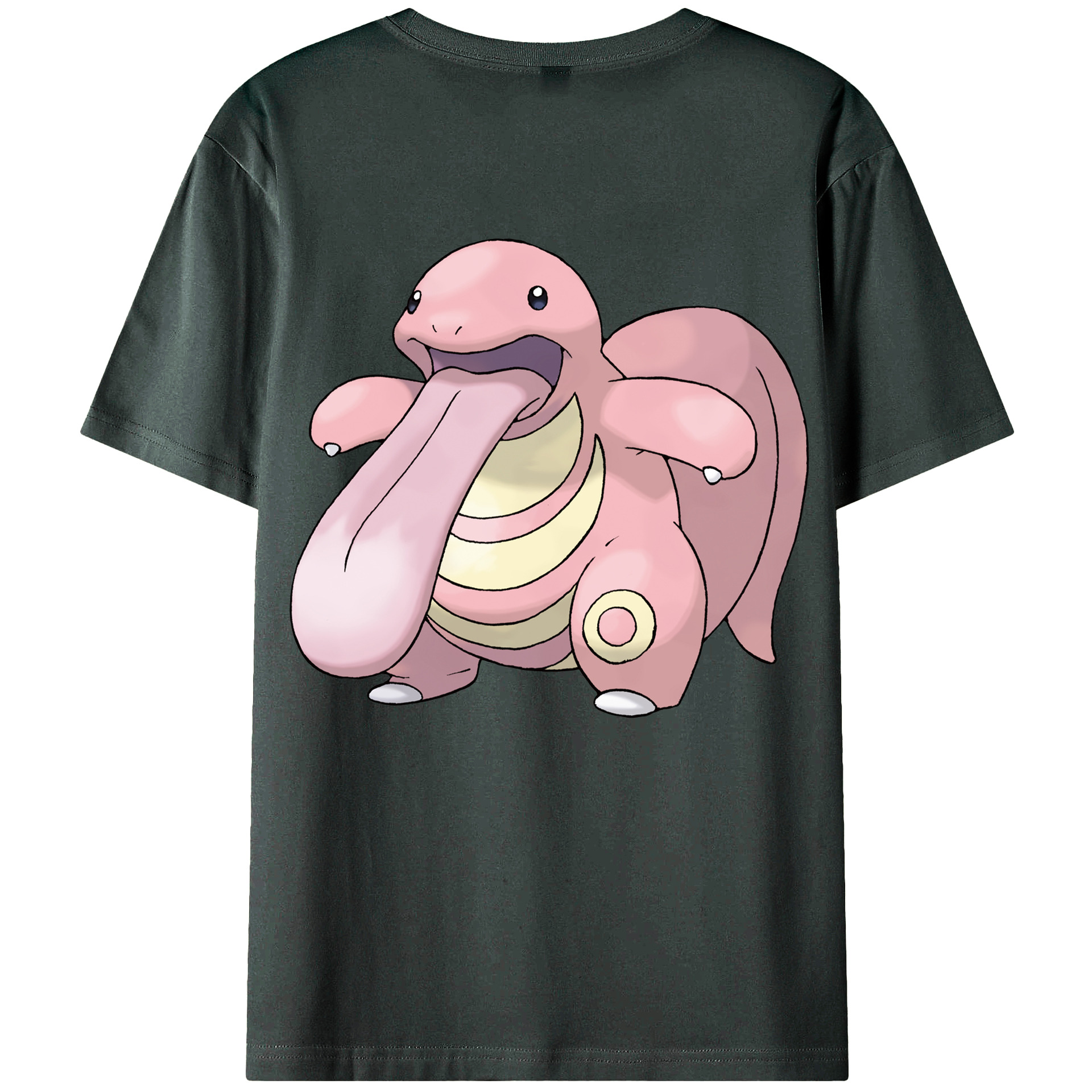 （画像用） ポケットモンスター Pokémon 綿100％ メンズ半袖Tシャツ（バックプリント） 通気性